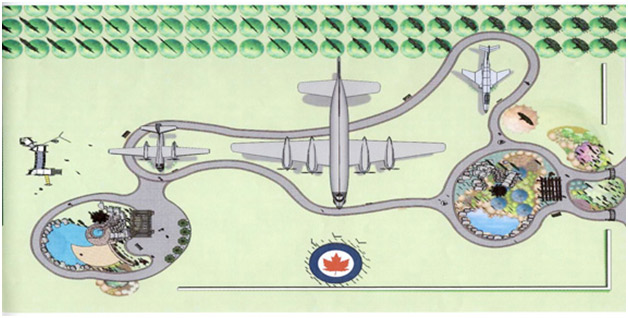 Concept drawing of the park